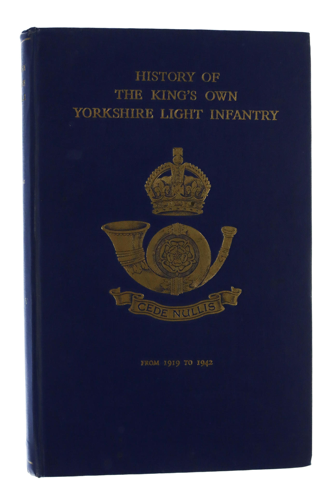Book - History of the Kings own Yorkshire Light Infantry (1919-1942) Vol.5 by Walter Hingston