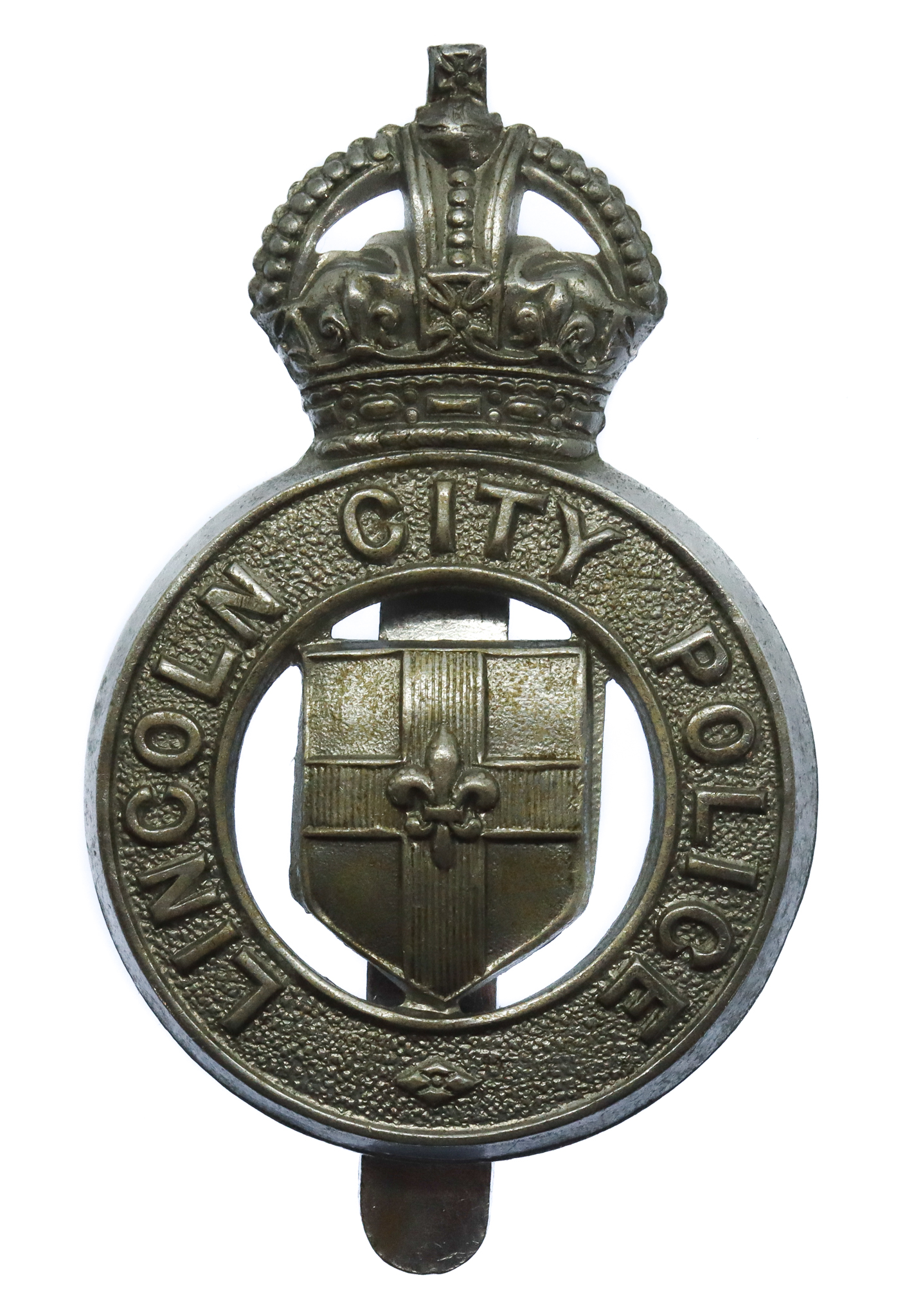 Lincoln City Police Cap Badge - King's Crown