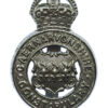 Caernarvonshire Constabulary Cap Badge- King's Crown