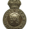 Winchester City Police Cap Badge - King's Crown