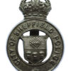 Sheffield City Police Cap Badge - King's Crown