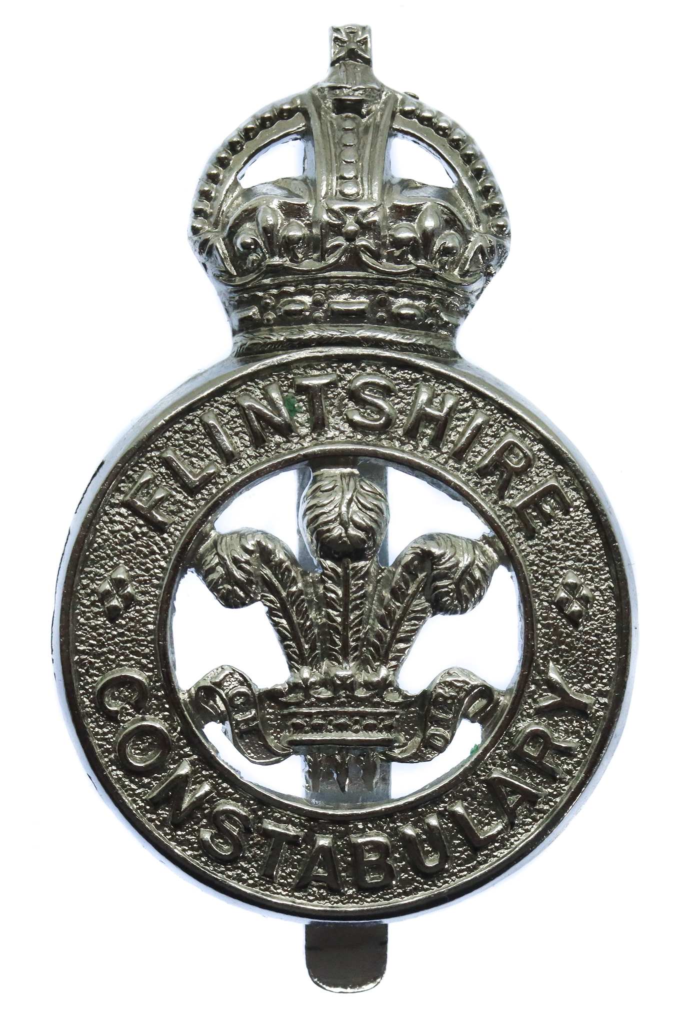 Flintshire Constabulary Cap Badge - King's Crown