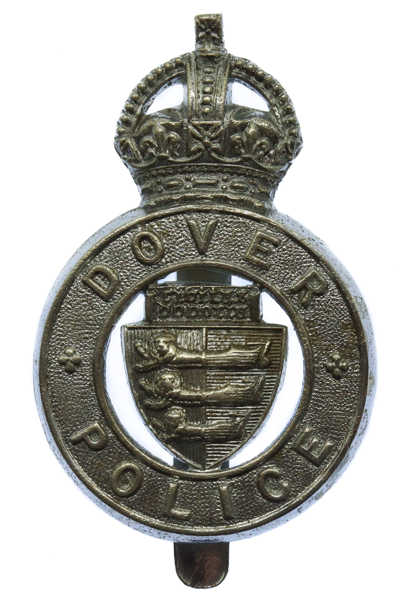 Dover Police Force Cap Badge - King's Crown