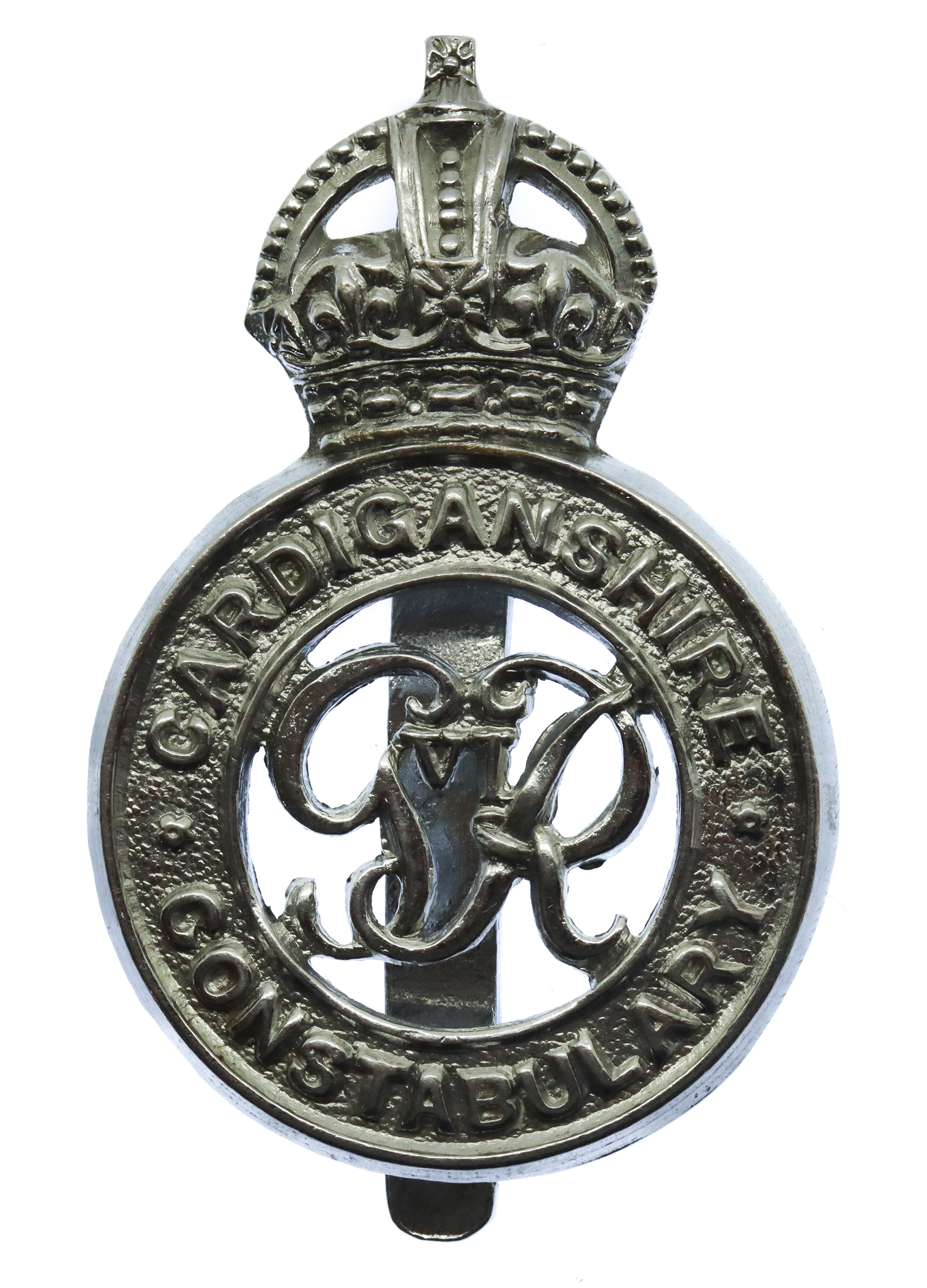 George VI Cardiganshire Constabulary Cap Badge