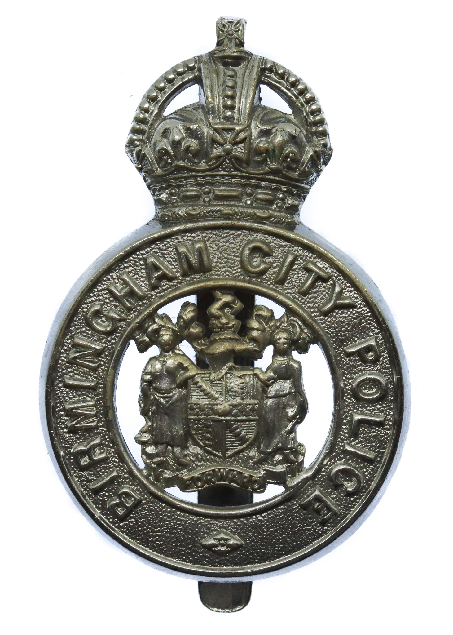 Birmingham City Police Cap Badge - King's Crown