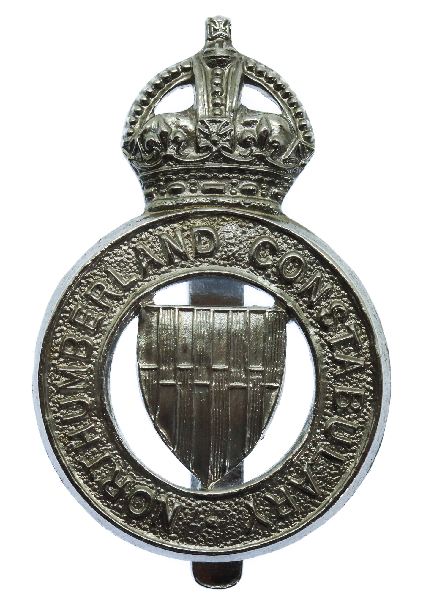 Northumberland Constabulary Cap Badge - King's Crown
