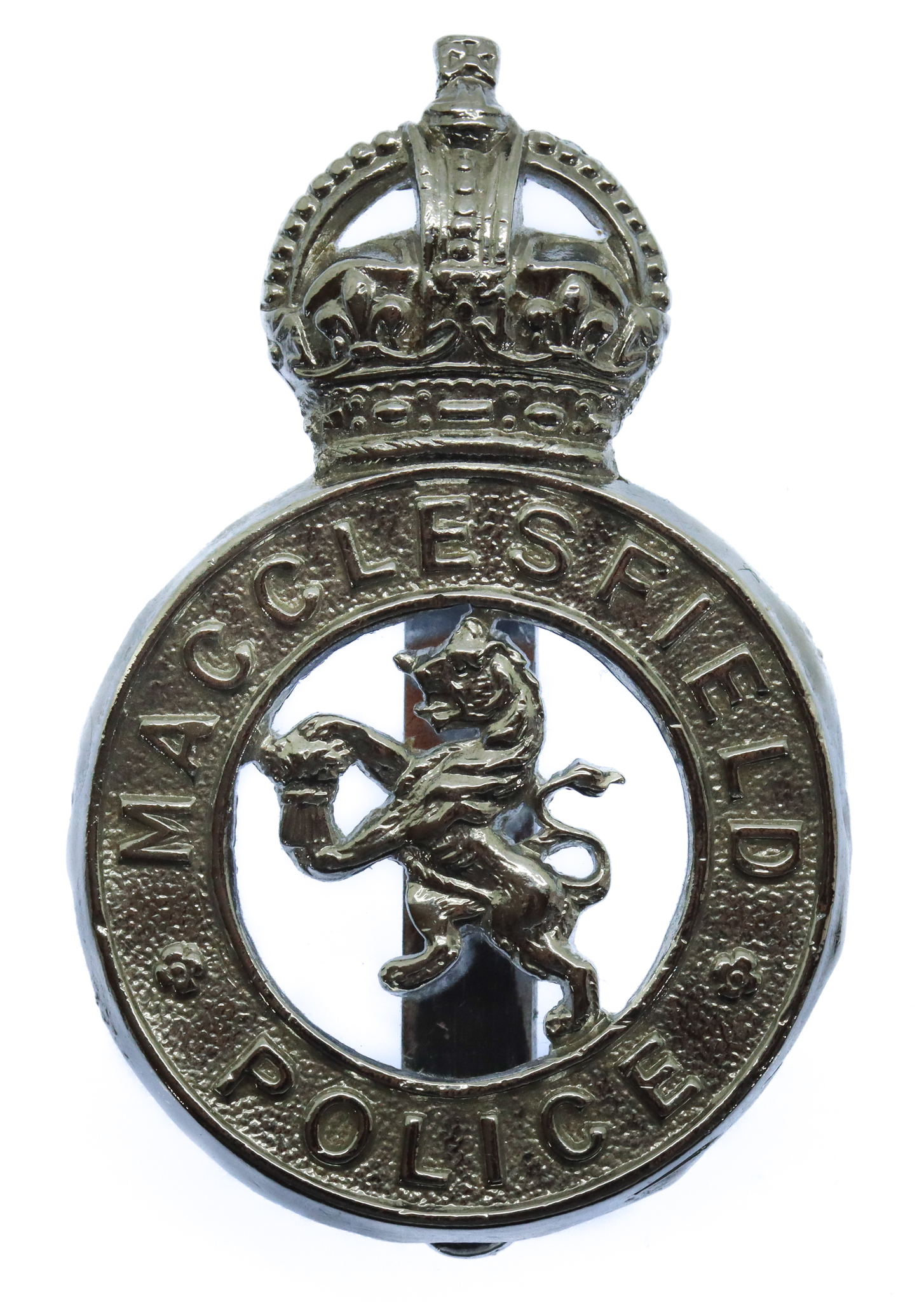Macclesfield Borough Police Cap Badge - King's Crown