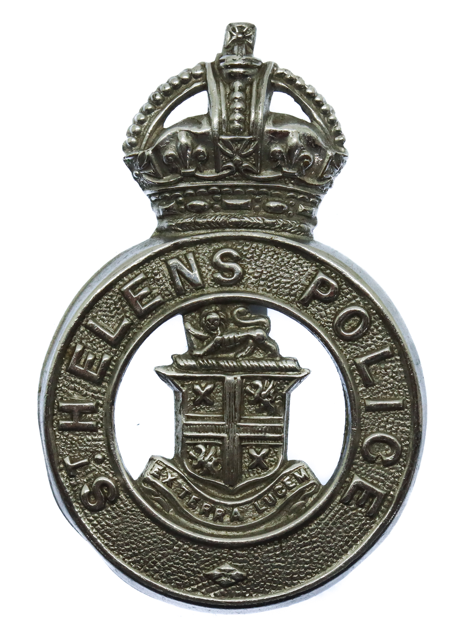 St. Helens Police Cap Badge - King's Crown