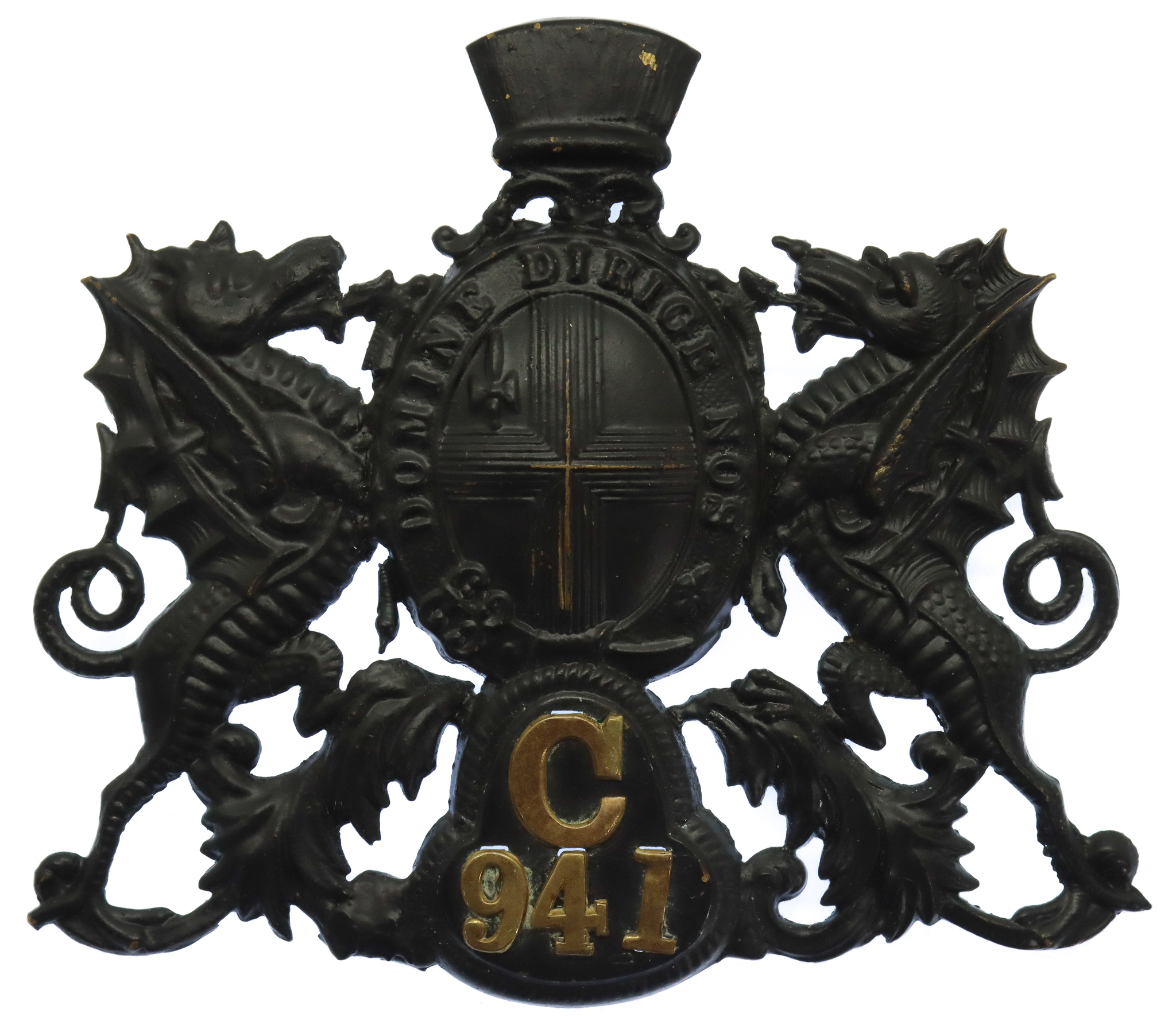 City of London Police 'C' Division Helmet Plate (C/941)