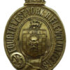 Scarce Victorian Fourth West York Rifles Volunteers Pouch Badge