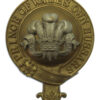 10th Prince of Wales Own Hussars Officer's Horse Furniture Breast Plate Badge