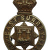 Victorian 4th  (Clapham Junction) Volunteer Bn. East Surrey Regiment Glengarry Badge (c.1887-1896)