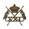 Scarce 21st (Empress of India's) Lancers 'Crossed Lancers' Collar Badge (c.1898-1899)