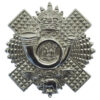 Highland Light Infantry (H.L.I.) Anodised (Staybrite) Cap Badge - King's Crown