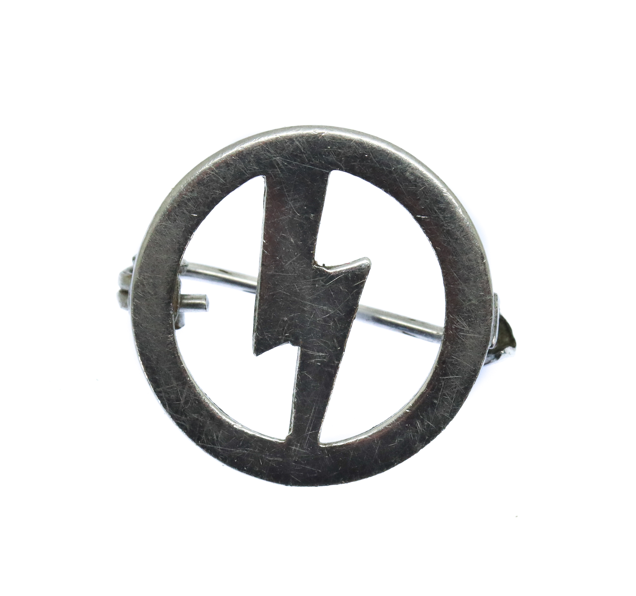 British Union of Fascists BUF Lightning Flash Supporters Badge