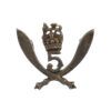 5th Gurkha Rifles 1945 Hallmarked Silver Officer's Cap Badge