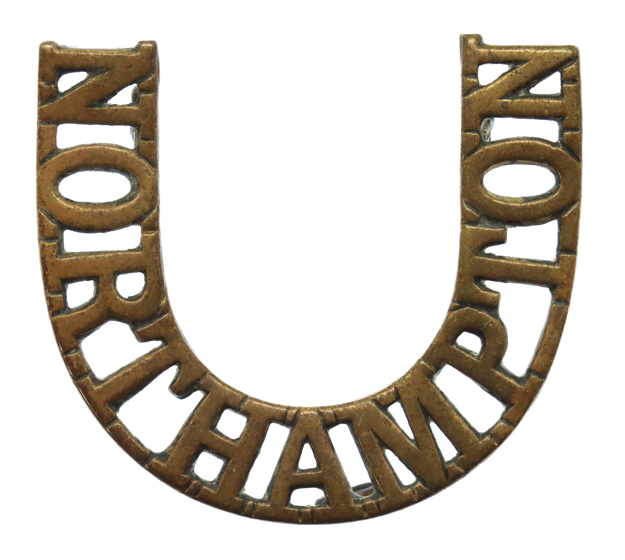Boer War Northamptonshire Regiment (NORTHAMPTON) Shoulder Title