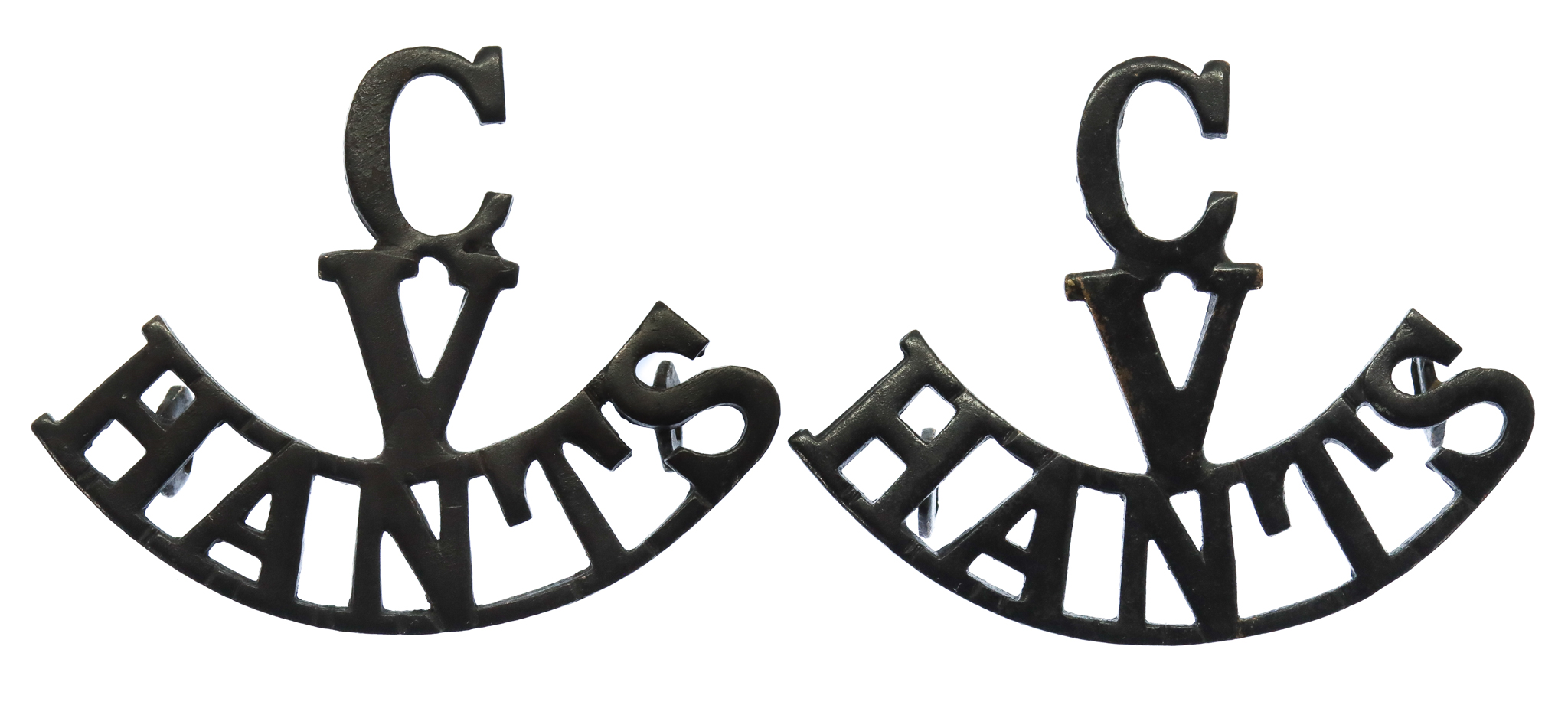 Pair of Hampshire Cadet Volunteers (C/V/HANTS) Shoulder Titles