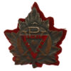 Canadian YMCA (Young Men's Christian Association) Military Enamelled Cap Badge