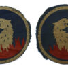 Pair of 219th Independent Infantry Brigade Painted Formation Signs