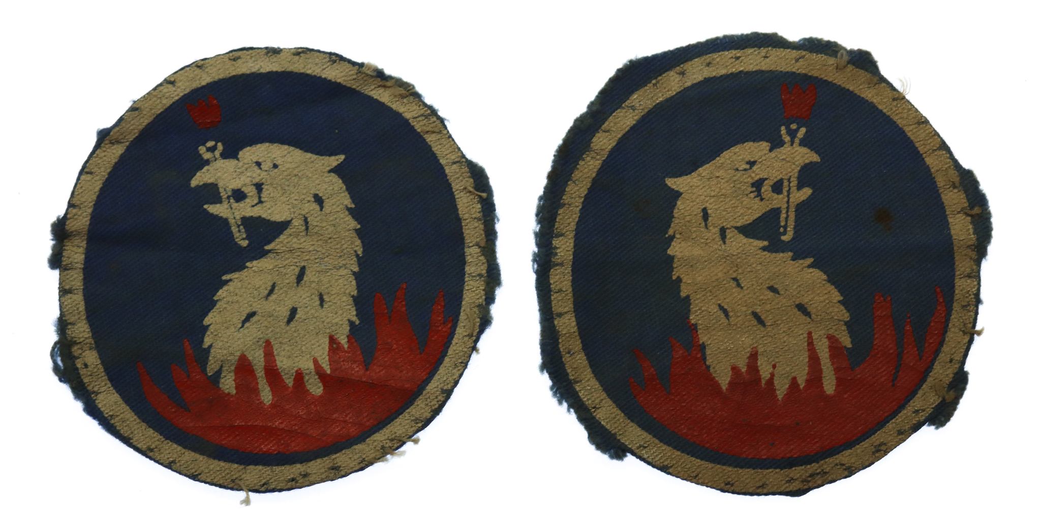 Pair of 219th Independent Infantry Brigade Painted Formation Signs
