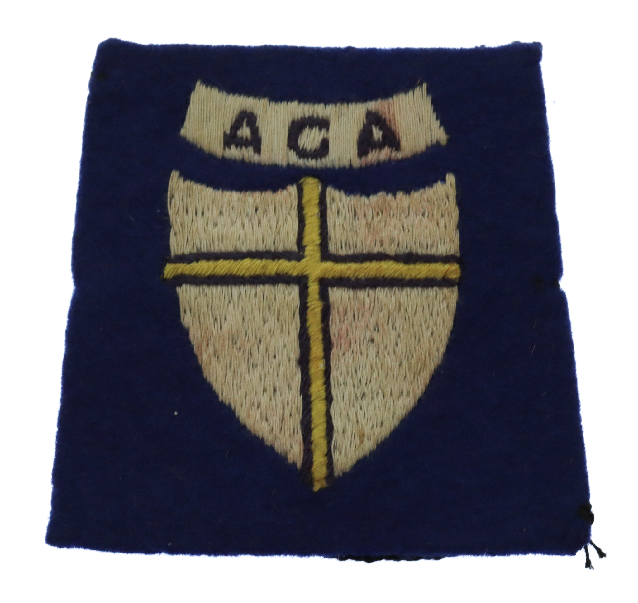 Allied Control Commission Austria Cloth Formation Sign
