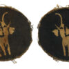 Pair of 22nd (East African) Brigade WW2 Printed Formation Signs