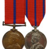1902 Police Coronation Medal & 1911 Police Coronation Medal Pair - P.C. William George Hacker, Thames Division, Metropolitan Police