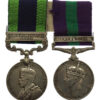 1908 India General Service Medal (Clasp - North West Frontier 1930-31) and General Service Medal (Clasp - Palestine) Medal Pair - Pte. M.S. Graham, Essex Regiment