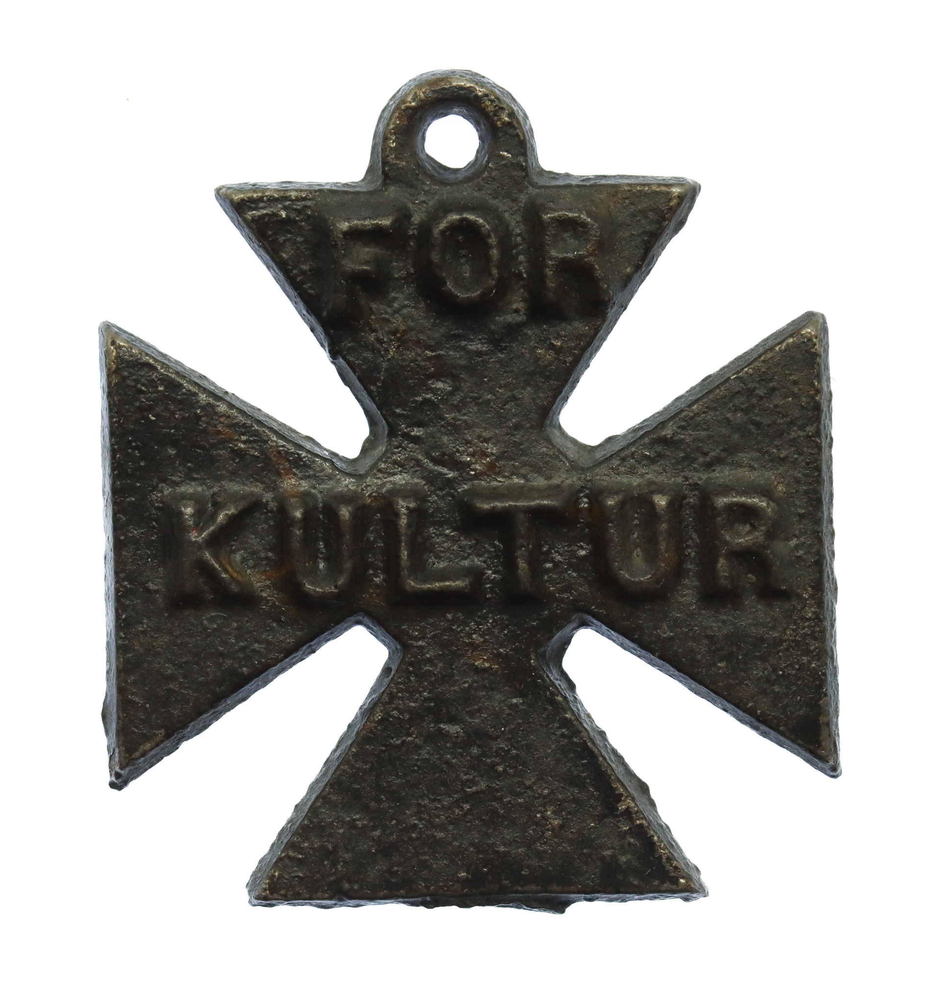 WW1 British Anti German Propaganda "For Kultur" Cross 1914-1918