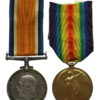 WW1 British War & Victory Medal Pair - Pte. P.H. Stock, Bedfordshire Regiment