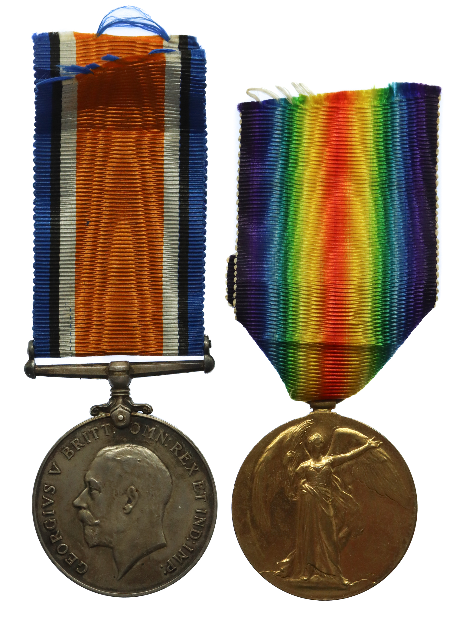 WW1 British War & Victory Medal Pair - 2.A.M. J.R. Donovan, Royal Flying Corps