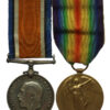 WW1 British War & Victory Medal Pair - Pte. M.C.B. Slingsby, The Queen's (Royal West Surrey) Regiment