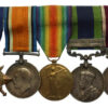 WW1 1914-15 Star Trio, 1908 India General Service Medal (Clasp - North West Frontier 1935) and LS&GC Medal Group of Five - Bmbr. A.E. Burgess, Royal Artillery