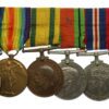 WW1 Territorial Force War Medal Group of Six - Sjt. E.R. Pryer, 1st Hampshire Brigade, Royal Field Artillery (T.F.)