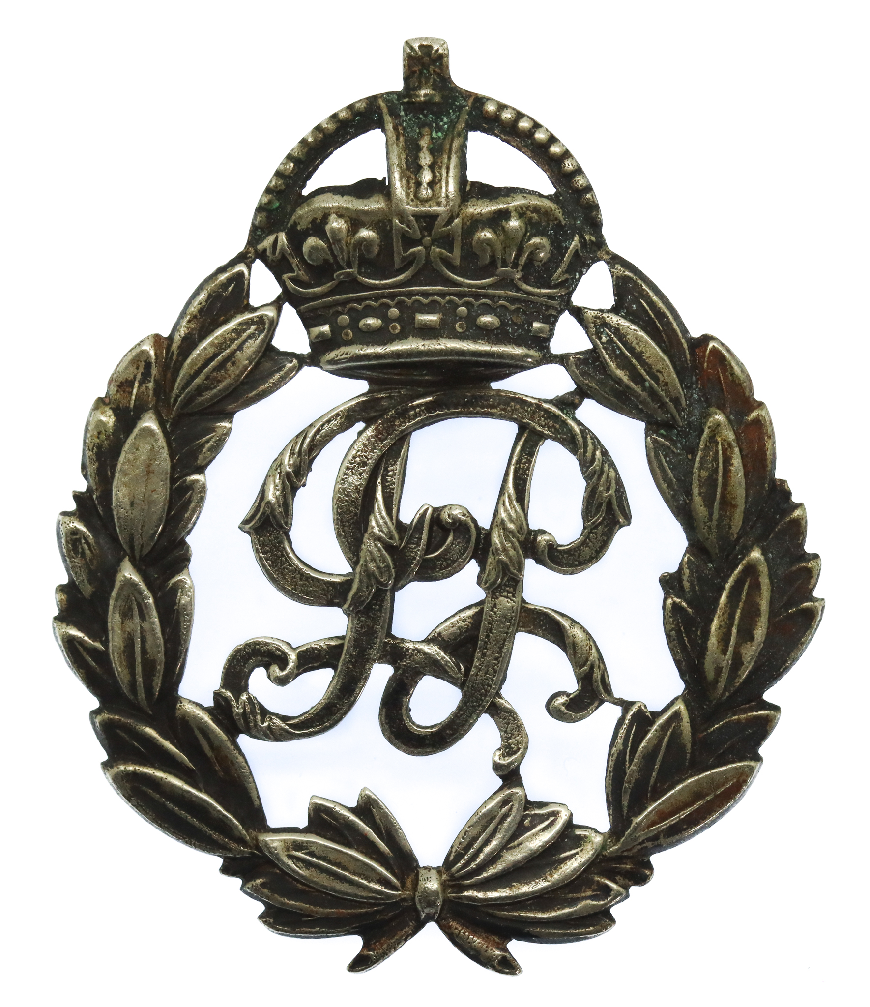 Indian Imperial Police Headdress Badge - King's Crown