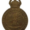 British Honduras Police Helmet Plate - King's Crown