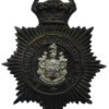 Eastbourne Borough Police Night Helmet Plate - King's Crown