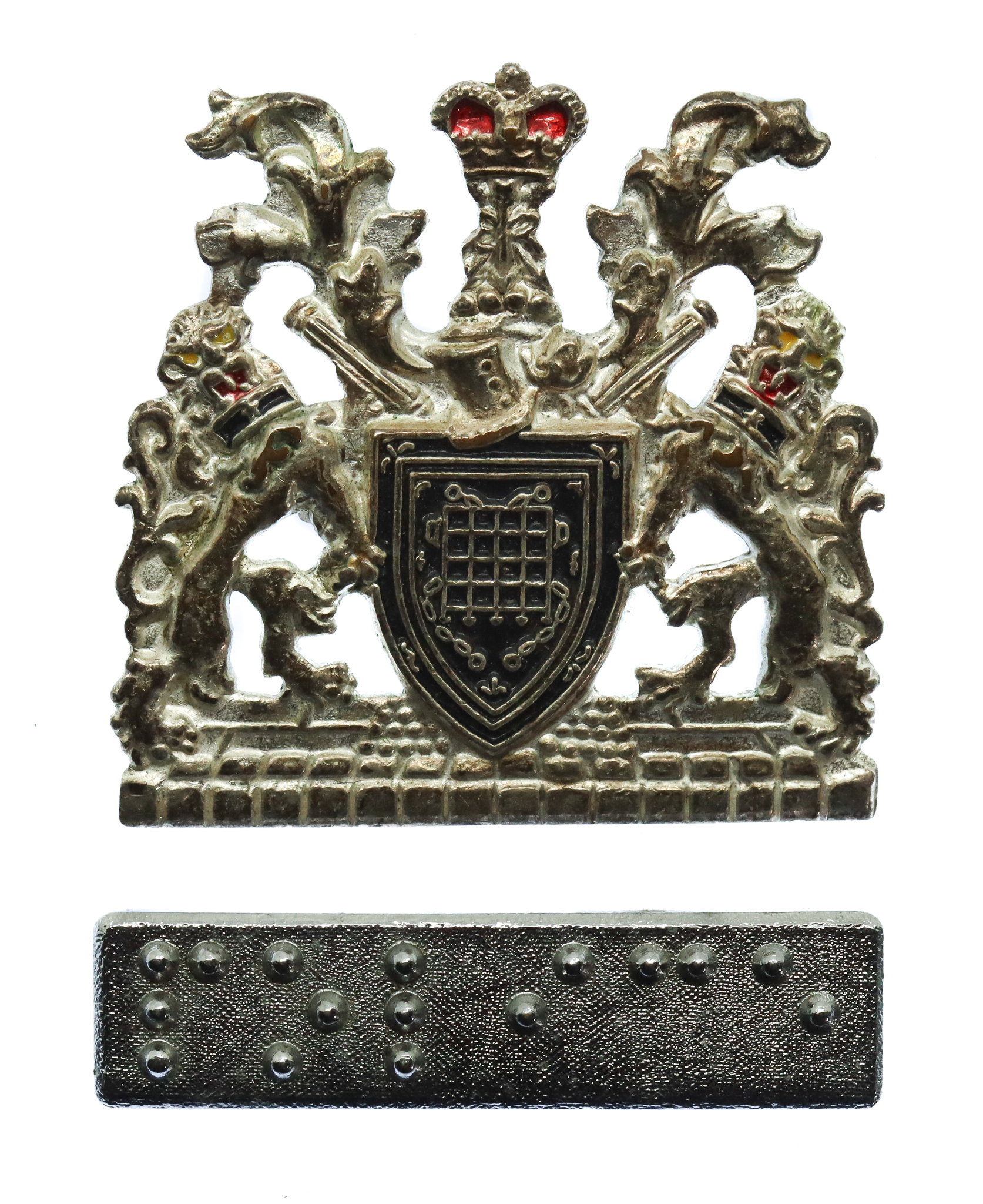 Metropolitan Police Warrant Card Badge with Braille Bar