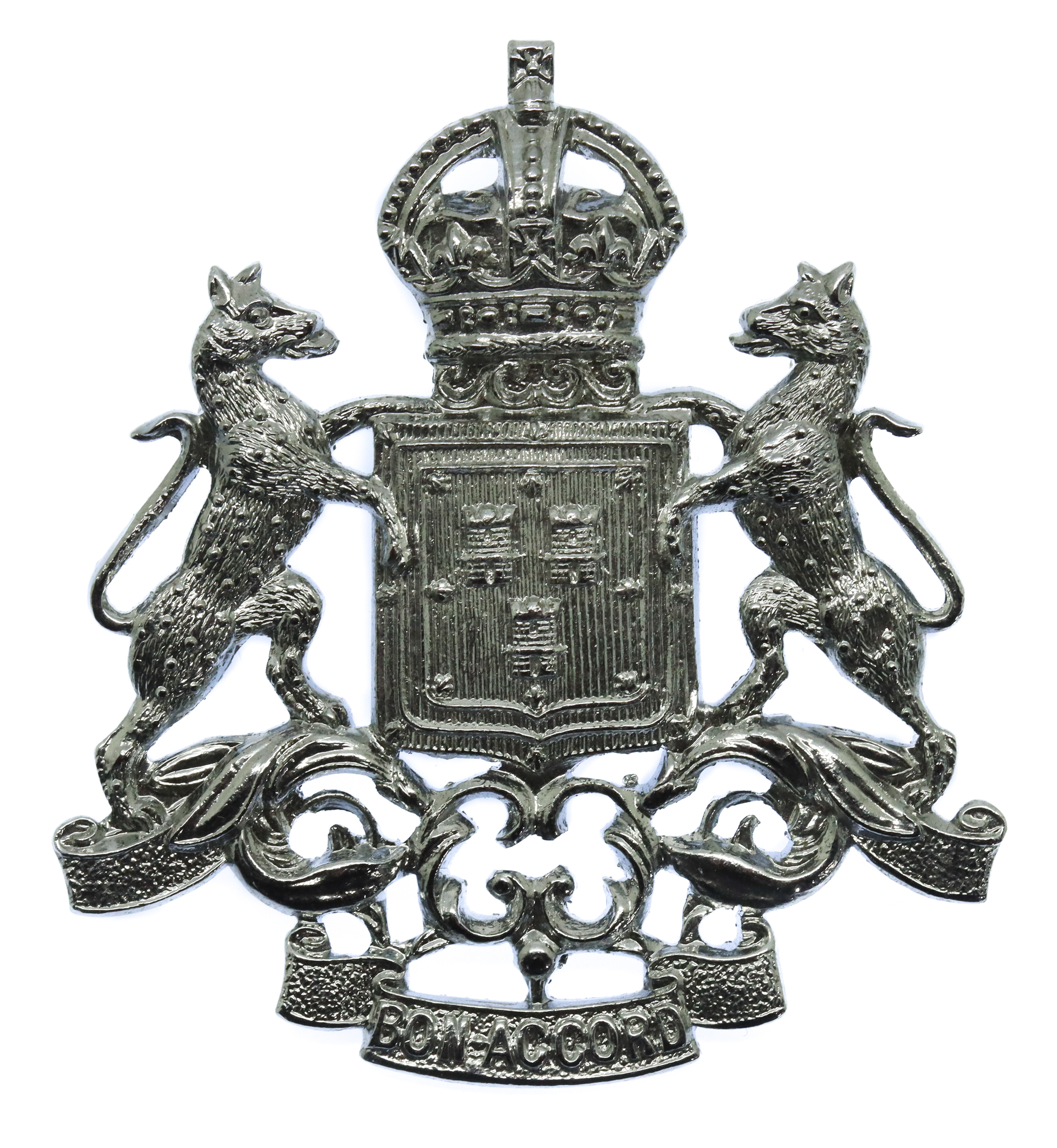 Aberdeen City Police Helmet Plate - King's Crown
