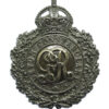 George V Devon Constabulary Chrome Wreath Helmet Plate