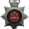Dyfed-Powys Heddlu Police Enamelled Helmet Plate - Queen's Crown