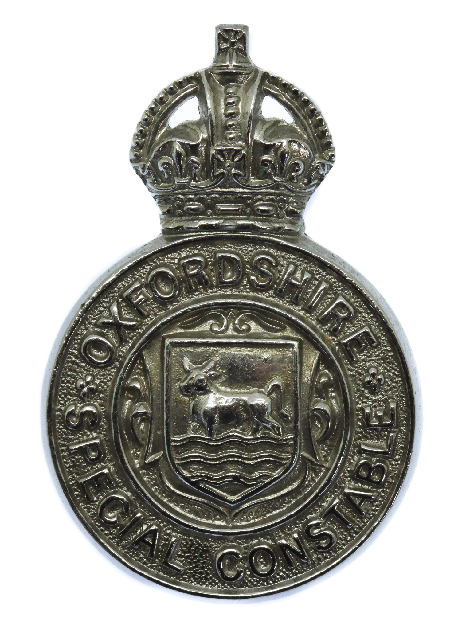 Oxfordshire Special Constabulary Cap Badge - King's Crown