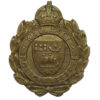 Wallasey Police Reserve White Metal Cap Badge - King's Crown