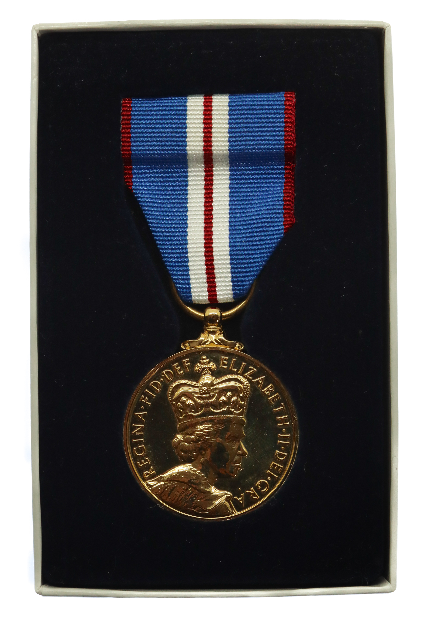 2002 Queen Elizabeth II Golden Jubilee Medal in Box of Issue