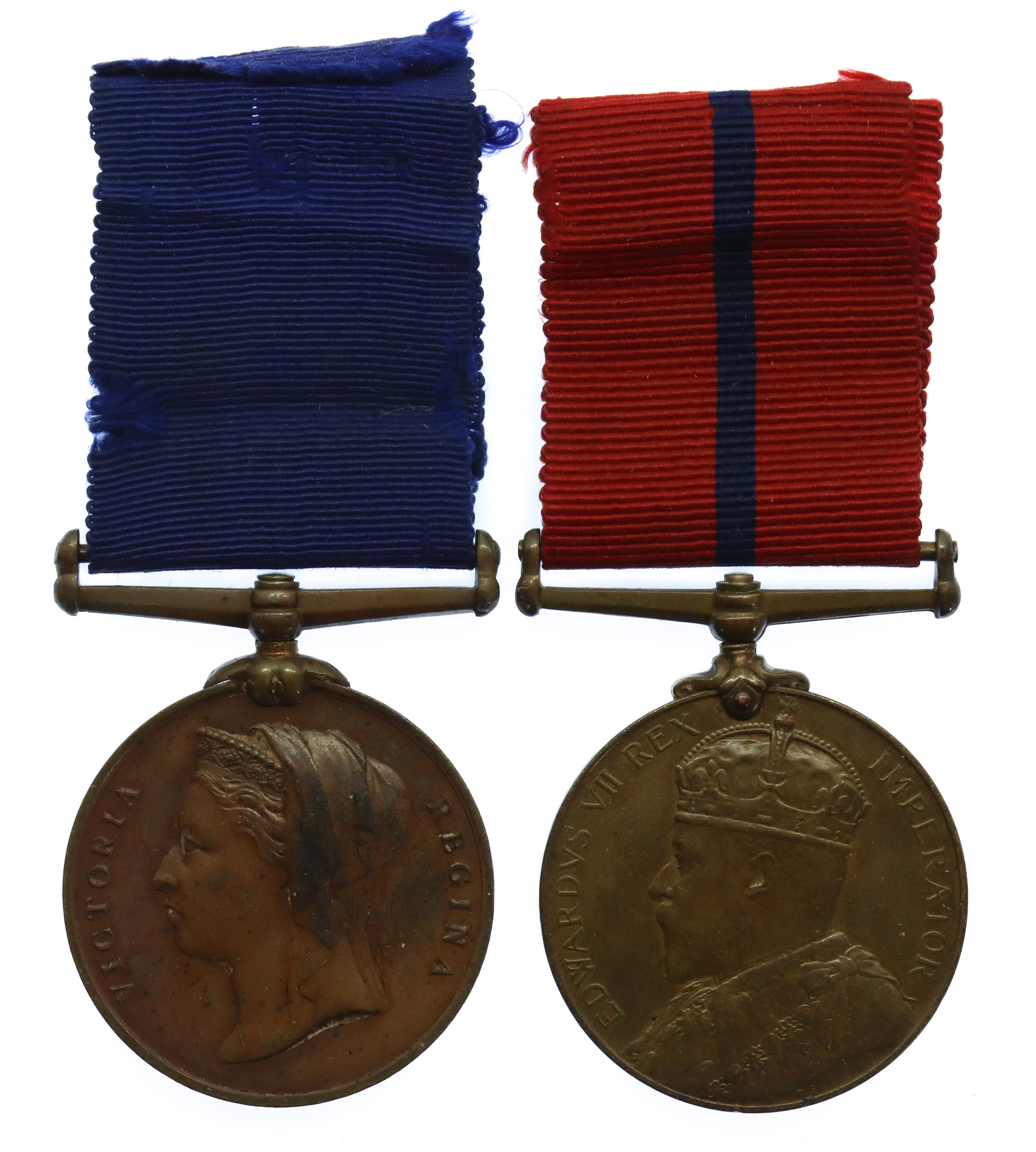 St John Ambulance Brigade 1897 Jubilee and 1902 Coronation Medal Pair - Pte. F.G. Cosburn