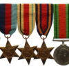 General Service Medal (Clasp - Palestine) and WW2 Medal Group of Six - Pte. C. Bell, West Yorkshire Regiment
