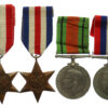 WW2 and Territorial Efficiency Medal Group of Six - Pte. E.L. Baldwin, Royal Berkshire Regiment (Previously 6th Bn Seaforth Highlaners)