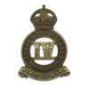 4th Queen's Own Hussars Collar Badge - King's Crown