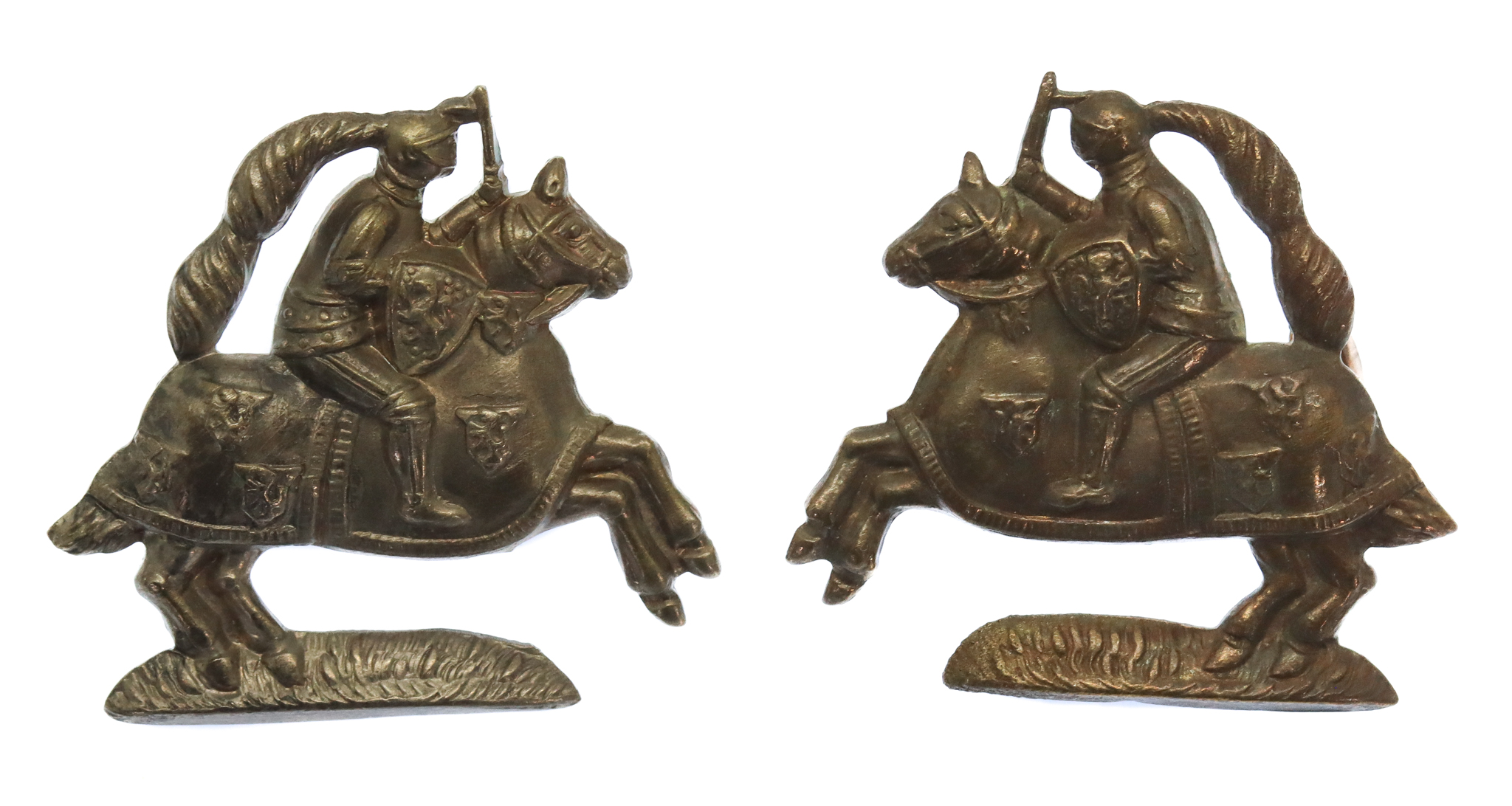 Pair of Fife & Forfar Yeomanry Collar Badges